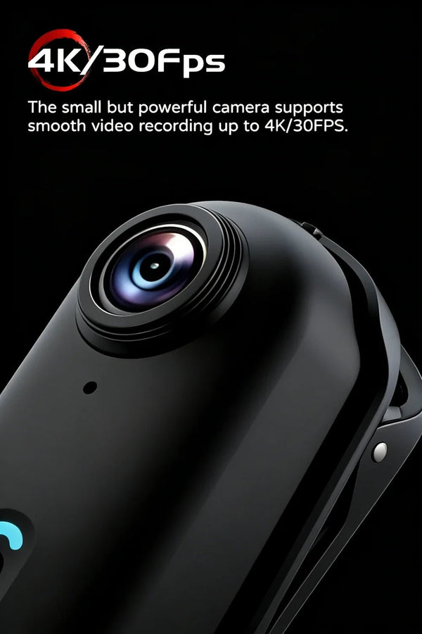 POV Magnetic 4K Waterproof Action Camera With WiFi For Helmet Bike Vlog - stepyours.com