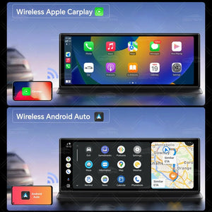 K60 Pro 11.3 Android 14 Screen GPS CarPlay Android Auto Dash Cam 1080P RearView - stepyours.com