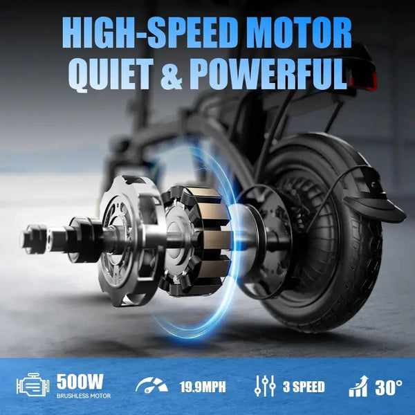 Compact Foldable Electric Bicycle — product view 2
