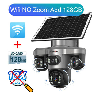 LS Vision 20MP Solar WiFi Surveillance Camera V380 Pro 10X Optical Zoom Outdoor - stepyours.com