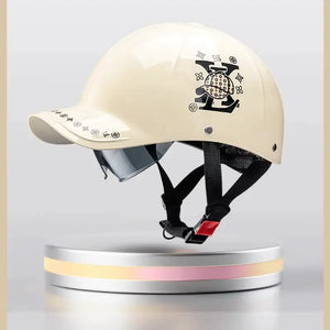 Lightweight Half Motorcycle Helmet — product view 6