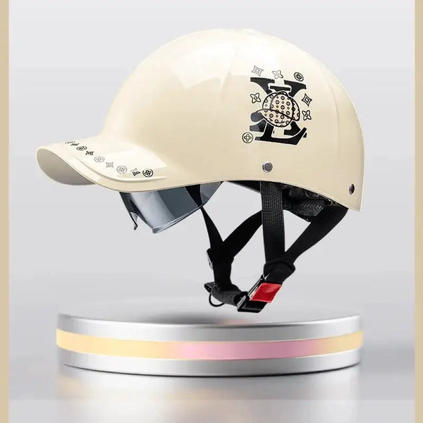 Lightweight Half Motorcycle Helmet — product view 6