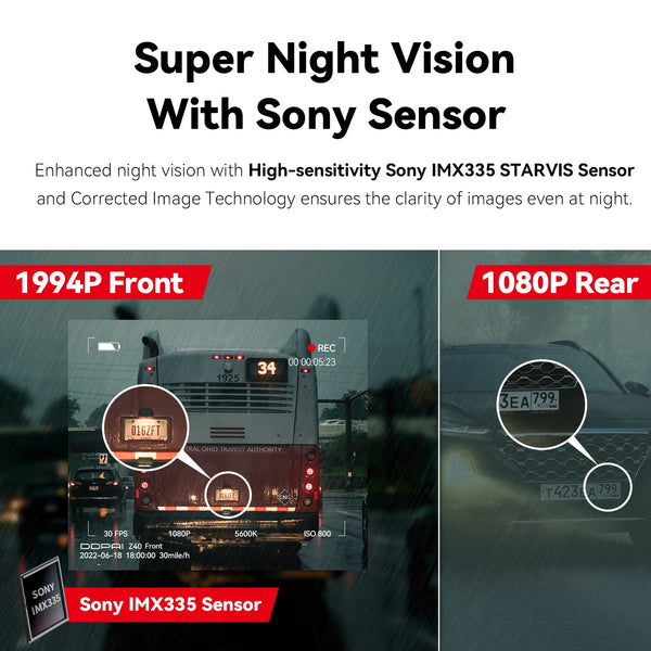DDPAI Z40 Dash Cam Sony IMX335 1944P HD Video GPS WiFi 360 Rotation - stepyours.com