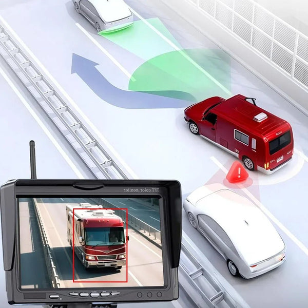 Wireless Backup Camera Kit 7 Inch AHD 1080P Monitor For Truck RV - stepyours.com