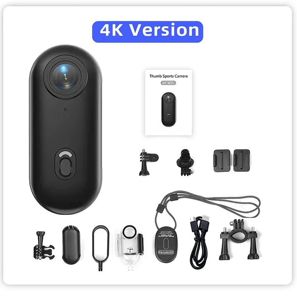 4K Motorcycle Mini Action Camera WiFi POV Recorder Lightweight Sport Cam - stepyours.com