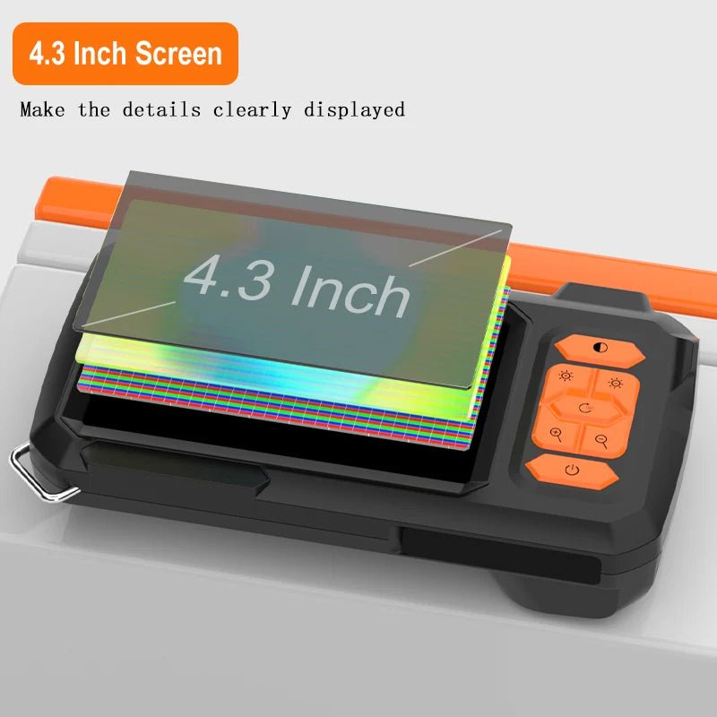 Endoscope Camera 4.3 Inch Screen HD1080P Borescope 100m Cable - stepyours.com
