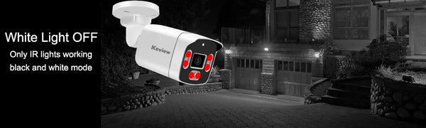 Keview PoE IP Camera - 8MP 4K Outdoor Security Bullet H265 IP66 Weatherproof - stepyours.com