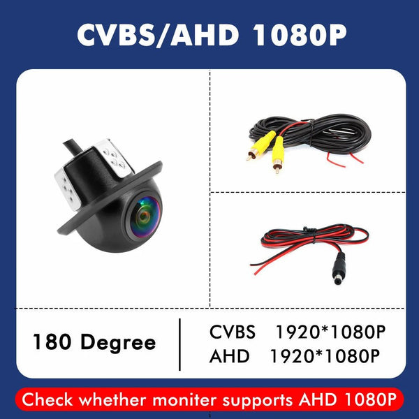 Smartour 4K Fisheye Car Rear View Camera 180 Degree Night Vision Parking Helper - stepyours.com