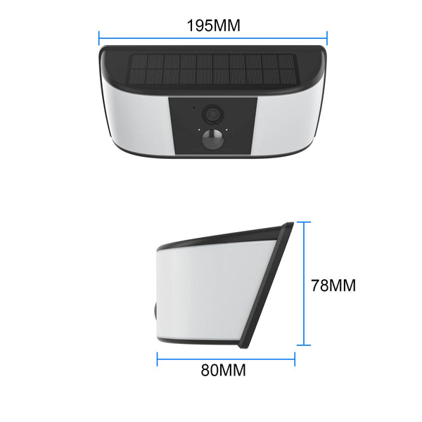 ANRAN 1296P Floodlight Solar Camera - Wireless Security With Human Detection - stepyours.com