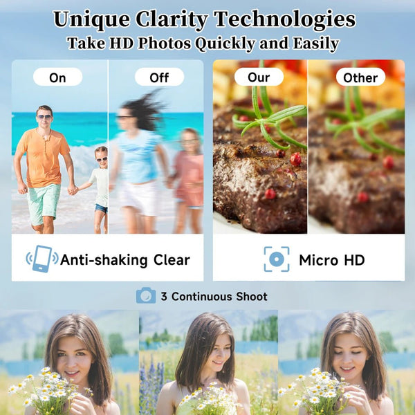 4K Digital Camera For Photography And Video Autofocus 48MP Vlogging Camera - stepyours.com