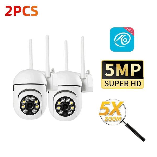 OKam Pro Indoor 8MP WiFi IP Camera - Smart Tracking And 355 Degree Pan - stepyours.com