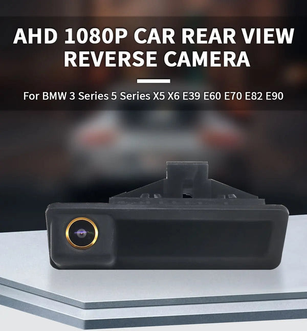 AHD 1080P 170 Rear View Camera Trunk Handle For BMW 3 5 Series X5 X6 Waterproof - stepyours.com