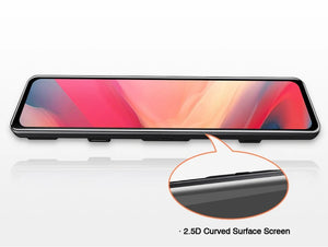 ACCEO 4K WiFi Dash Cam With 12 Inch Rear View Mirror Car DVR - stepyours.com