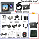 HUAFANT M4R Action Camera 5K 4K60FPS Waterproof 30m IPS Touch LCD 5X Zoom - stepyours.com