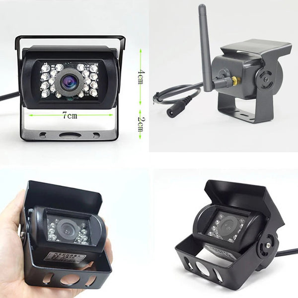 Wireless Backup Camera Kit 7 Inch AHD 1080P Monitor For Truck RV - stepyours.com