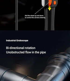Type C 360 Degree Two Way Rotary Endoscope Camera 1080P HD For Car Inspection - stepyours.com