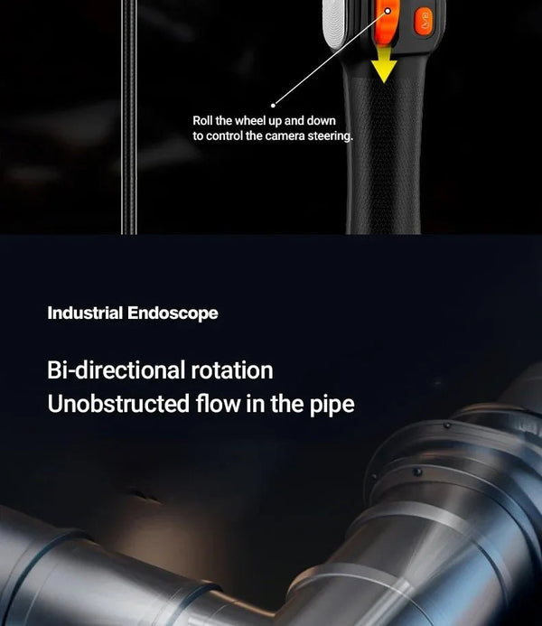 Type C 360 Degree Two Way Rotary Endoscope Camera 1080P HD For Car Inspection - stepyours.com