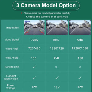 HD Rear View Backup Camera with License Plate Light for Buick Regal Excelle GT Opel Astra Fiat - stepyours.com