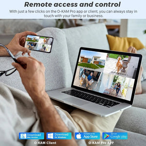 8MP 4K PTZ WiFi Camera - Dual Lens With Dual Screen AI Tracking Surveillance - stepyours.com
