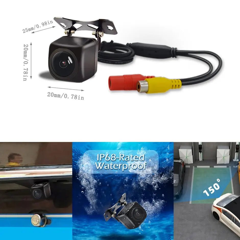 HD Rear View Backup Camera with License Plate Light for Buick Regal Excelle GT Opel Astra Fiat - stepyours.com