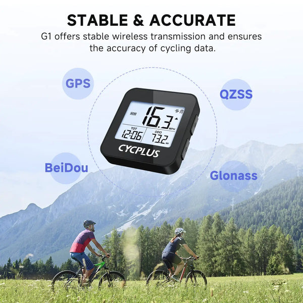 CYCPLUS Waterproof Bike Speedometer — product view 3