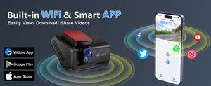 Kocam 4K UHD Dash Cam Dual Lens WiFi Night Vision Front And Rear Parking Monitor - stepyours.com