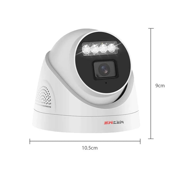 4K PoE Dome IP Camera Indoor Security With Color Night Vision 8MP ONVIF NVR - stepyours.com