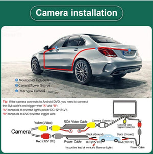 GreenYi 170 Degree 1080P HD AHD Night Vision Rear View Camera For BMW 3 Series - stepyours.com