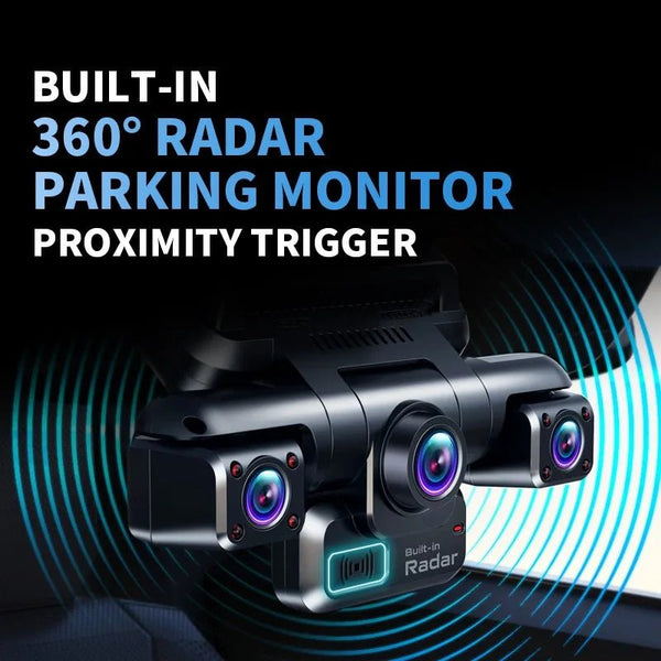 TiESFONG 4CH GPS Dash Cam I7Pro Front 4K 2K Plus 3x1080P Car DVR WiFi - stepyours.com