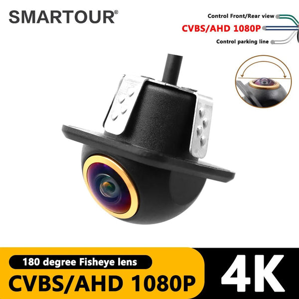 Smartour AHD CVBS CCD Fisheye Rear View Camera 1080P Night Vision Waterproof - stepyours.com