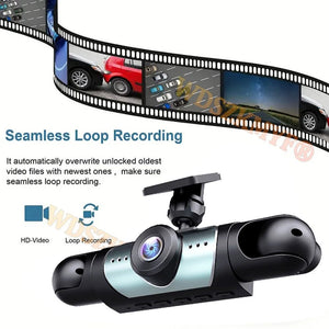 4 Lens Car DVR 360 Degree Dash Cam 1080P Front Left Right Rear View Camera - stepyours.com