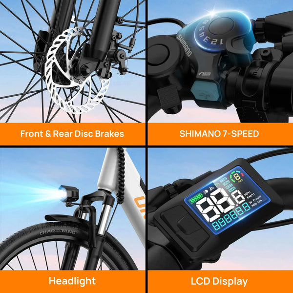 Commuter Electric Mountain Bike — product view 5