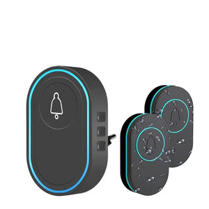 Intelligent Wireless Doorbell Home Welcome Doorbell Waterproof 300m Remote Smart Door Bell Chime EU UK US Plug Optional by stepyours.com