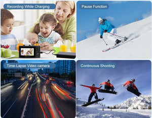 Ourlife AC600 4K Camera 64MP Autofocus 18x Zoom Flip Screen YouTube - stepyours.com