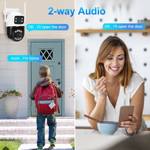 ASECAM 12MP 6K WiFi Camera - 8X Zoom With AI Human Detection Auto Tracking - stepyours.com