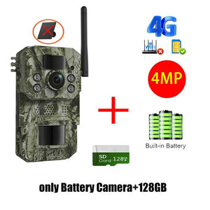INQMEGA4G Solar Trail Camera 2K Night Vision 5MP PIR Motion Activated - stepyours.com