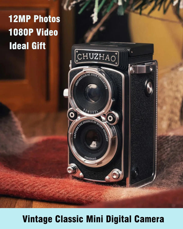 Vintage Mini Digital Camera Autofocus 12MP 1080P FHD Video Vlogging Portable - stepyours.com