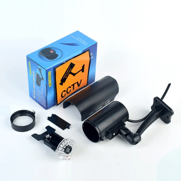 Eleopard Fake Security Camera - Waterproof Dummy CCTV With Red LED Add Hooks - stepyours.com
