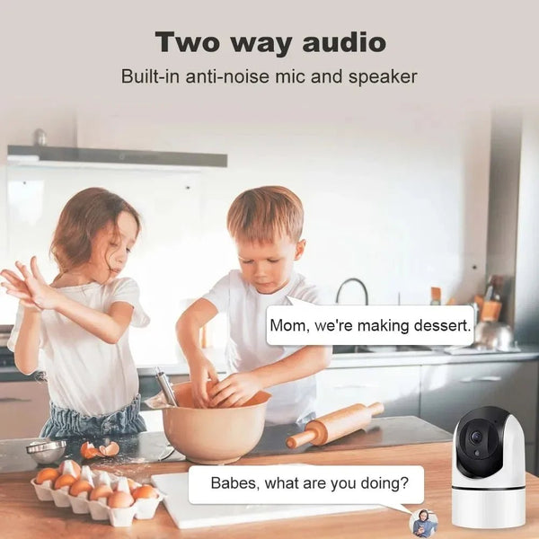 Tuya 5G WiFi IP Camera Indoor 6MP Auto Tracking 6x Zoom Night Vision - stepyours.com