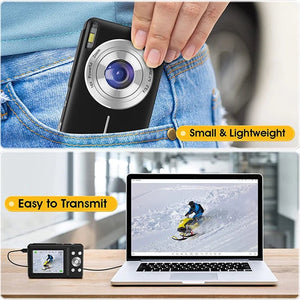 2024 Digital Camera 2.4 Inch 1080P Rechargeable For Kids Beginner Gift - stepyours.com