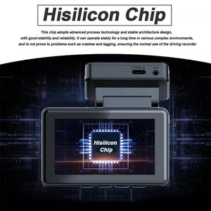 E - ACE Dash Cam 4K Dual Lens GPS WiFi 24h Parking Night Vision Rear View - stepyours.com