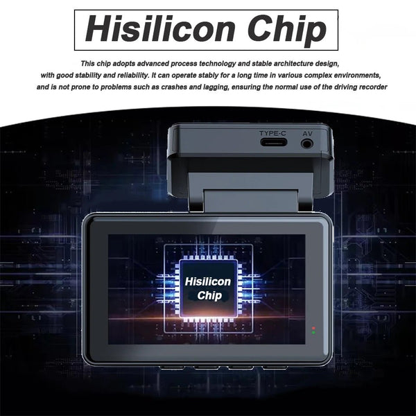 E - ACE Dash Cam 4K Dual Lens GPS WiFi 24h Parking Night Vision Rear View - stepyours.com