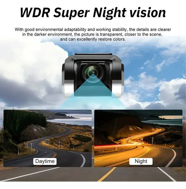 USB Dash Cam 1080P HD Night Vision With ADAS And G Sensor - stepyours.com