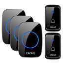 CACAZI A06 DC battery-operated Wireless Waterproof Doorbell 300M Remote 36 chimes Cordless Home Cordless Call Bell by stepyours.com