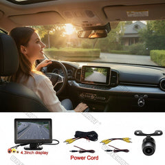 4.3 Inch Rear View Camera Monitor For Car Parking System - stepyours.com