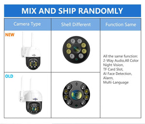 Hiseeu 4K 8MP Smart Wifi PTZ Camera With 5x Zoom AI Human Detection ONVIF - stepyours.com