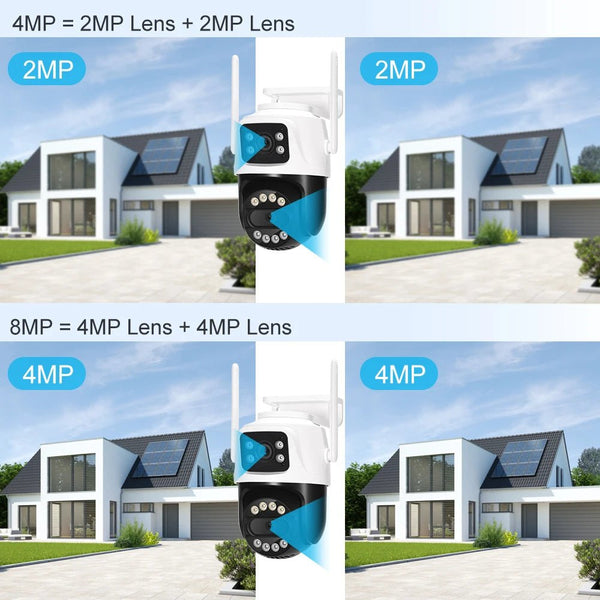 ASECAM 12MP 6K WiFi Camera - 8X Zoom With AI Human Detection Auto Tracking - stepyours.com