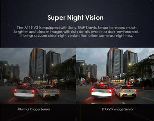 VIOFO A119 V3 2K Car Dash Camera With Parking Mode G Sensor Rota Lens - stepyours.com