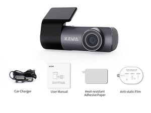 KAWA D5 2K Dash Cam For Car DVR With WiFi Voice Control WDR - stepyours.com