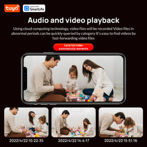 Tuya 4MP Indoor WiFi Camera Two Way Audio and Motion Alerts Plus - stepyours.com